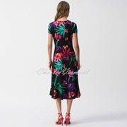 Joseph Ribkoff Tropical Print Dress - Style 251011