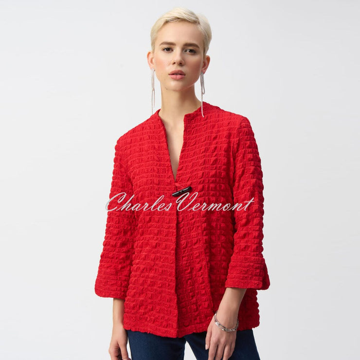 Joseph Ribkoff Bubble Jacquard Trapeze Jacket - Style 251034