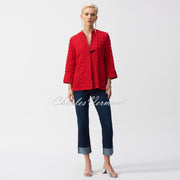 Joseph Ribkoff Bubble Jacquard Trapeze Jacket - Style 251034