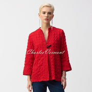 Joseph Ribkoff Bubble Jacquard Trapeze Jacket - Style 251034