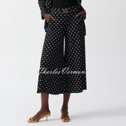 Joseph Ribkoff Polka Dot Culotte Trouser - Style 251040