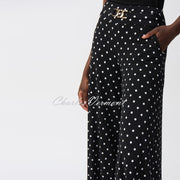 Joseph Ribkoff Polka Dot Culotte Trouser - Style 251040