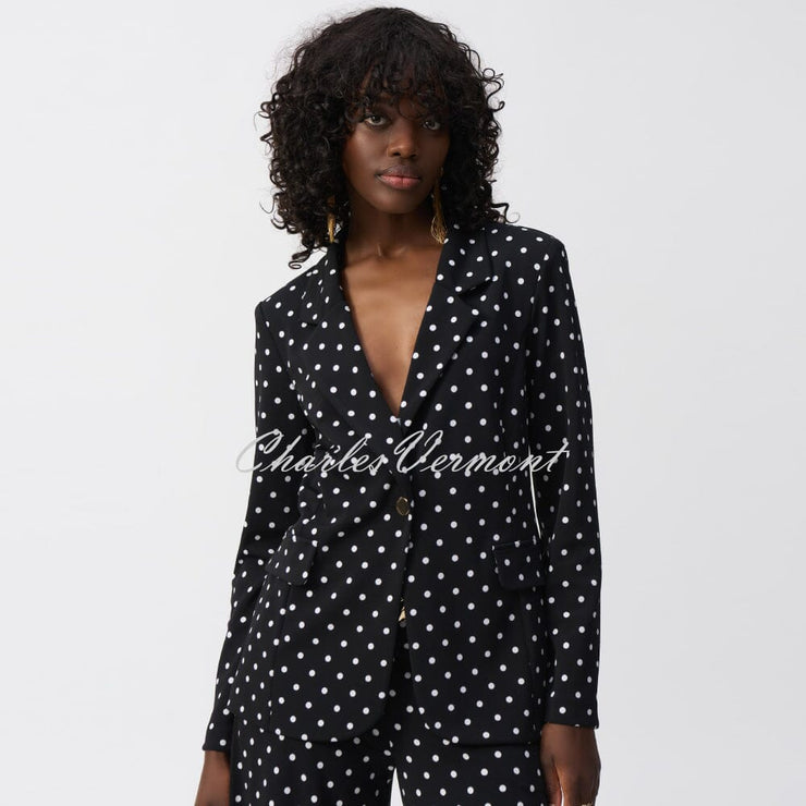 Joseph Ribkoff Polka Dot Blazer Jacket - Style 251051