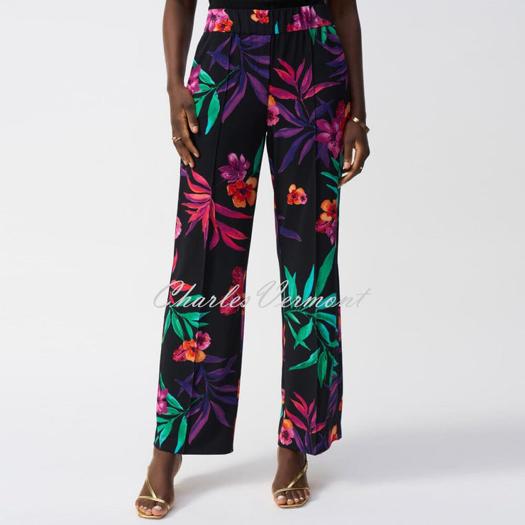 Joseph Ribkoff Tropical Wide Leg Trouser - Style 251056