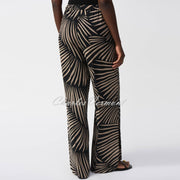 Joseph Ribkoff Tropical Print Wide Leg Trouser - Style 251085