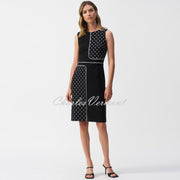 Joseph Ribkoff Polka Dot Sleeveless Dress - Style 251094