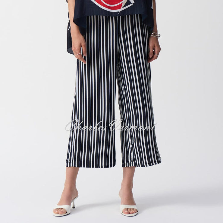 Joseph Ribkoff Striped Culotte Trouser - Style 251162