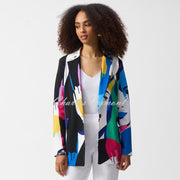 Joseph Ribkoff Face Print Blazer Jacket - Style 251176