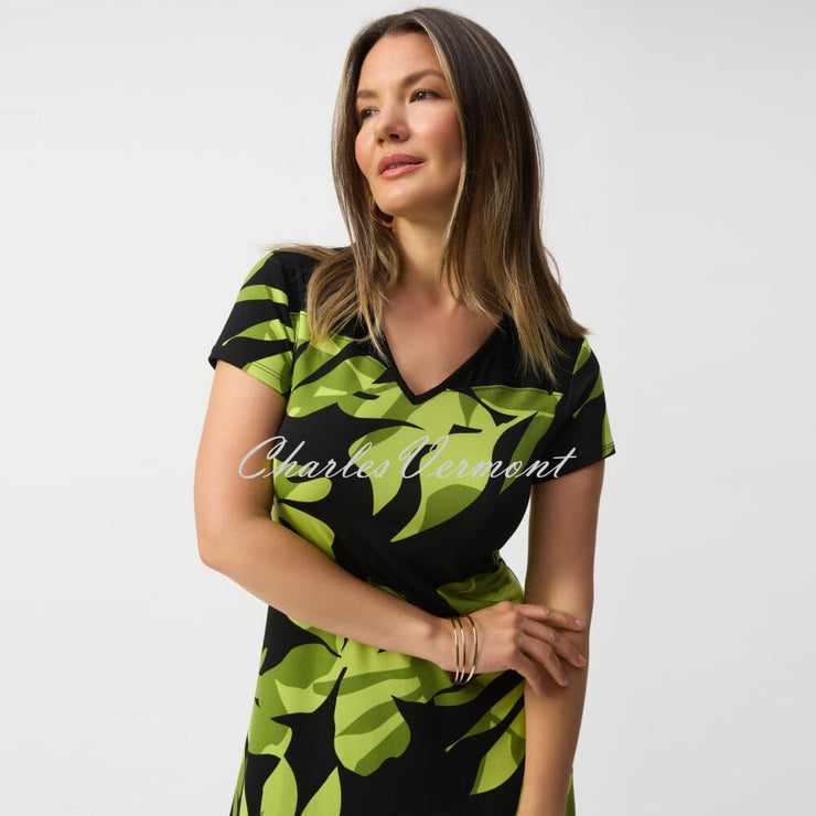 Joseph Ribkoff Tropical Print Dress - Style 251200