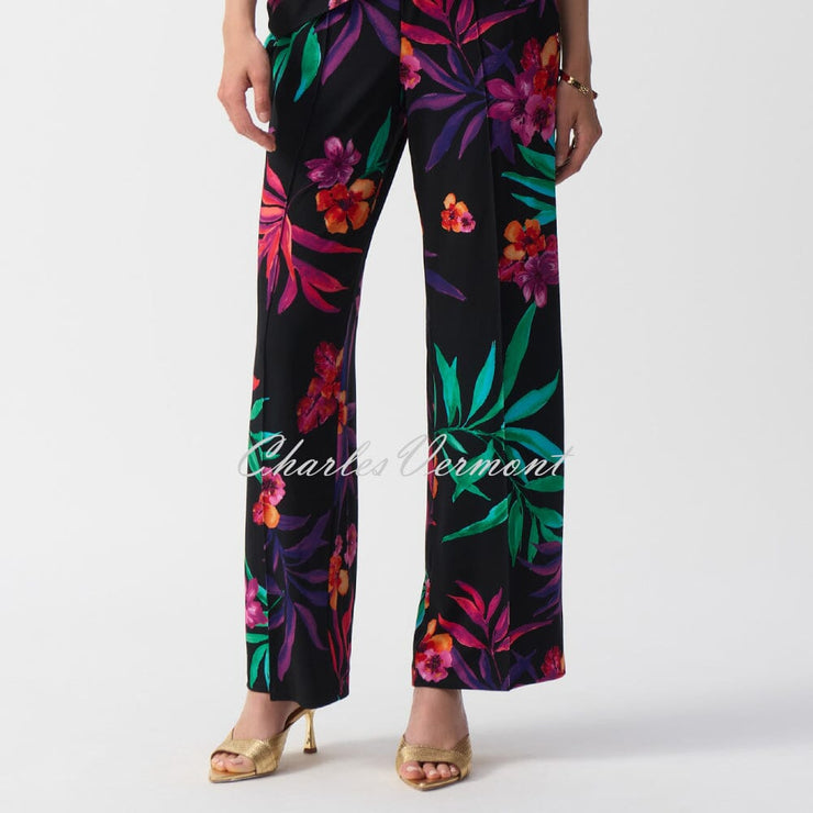 Joseph Ribkoff Tropical Wide Leg Trouser - Style 251056