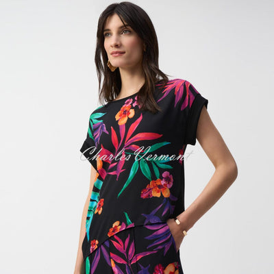 Joseph Ribkoff Tropical Print Top - Style 251214