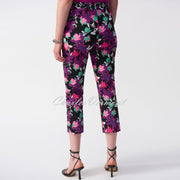 Joseph Ribkoff Floral Print Cropped Trouser - Style 251254