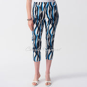 Joseph Ribkoff Geometric Print Cropped Trouser - Style 251280