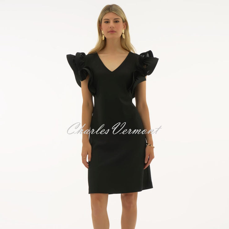 Joseph Ribkoff Ruffled Sleeve Dress - Style 251733