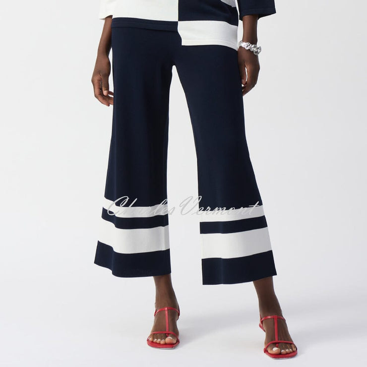 Joseph Ribkoff Striped Culotte Trouser - Style 251945