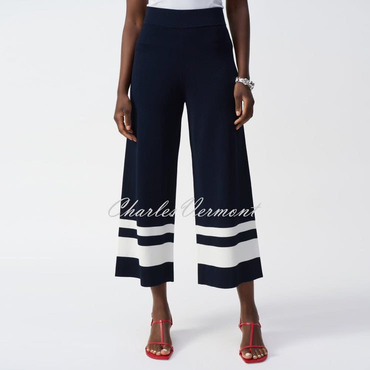 Joseph Ribkoff Striped Culotte Trouser - Style 251945