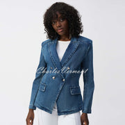 Joseph Ribkoff Denim Blazer Jacket - Style 251962