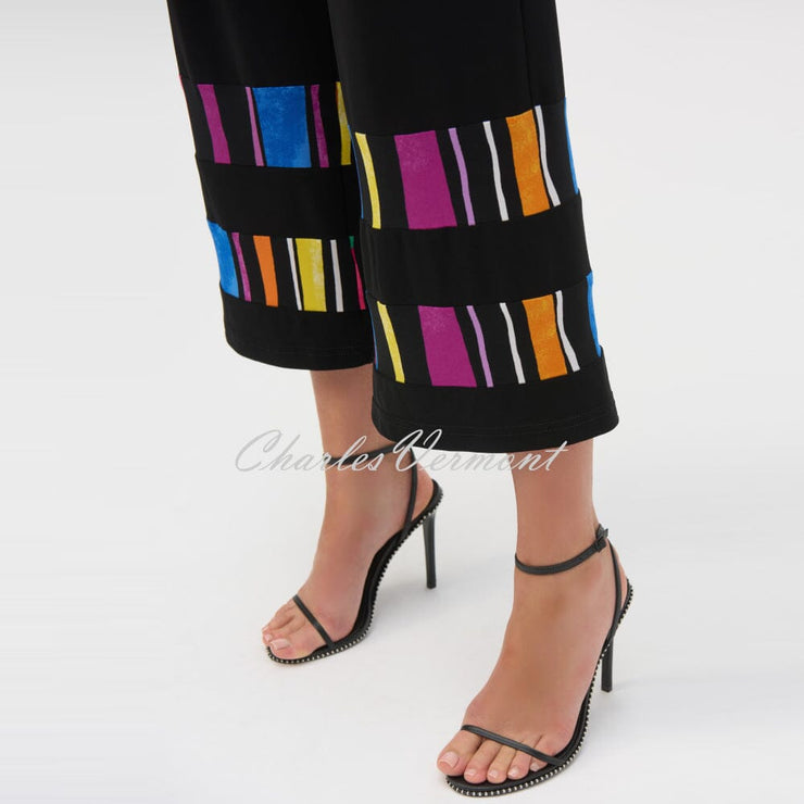 Joseph Ribkoff Stripe Print Culotte Trouser - Style 252051