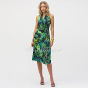 Joseph Ribkoff Sleeveless Tropical Print Dress - Style 252203