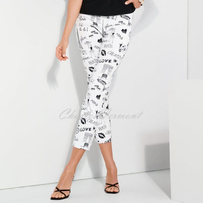 Joseph Ribkoff Paris Print Trouser - Style 252233