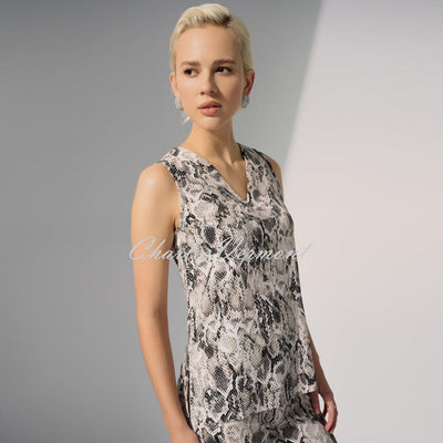 
Joseph Ribkoff Python Print Sleeveless Top - Style 252243
