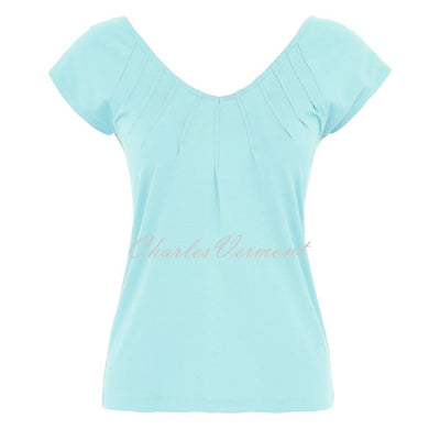 Dolcezza V-Neck Top - Style 25250 (Seafoam)