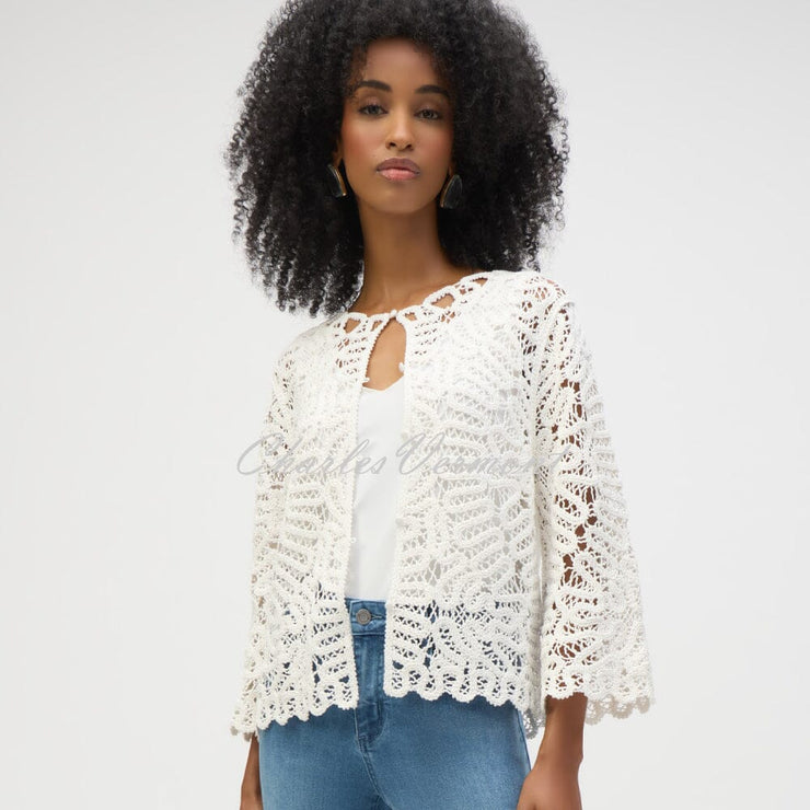 Joseph Ribkoff Crochet Knit Cover Up - Style 252905