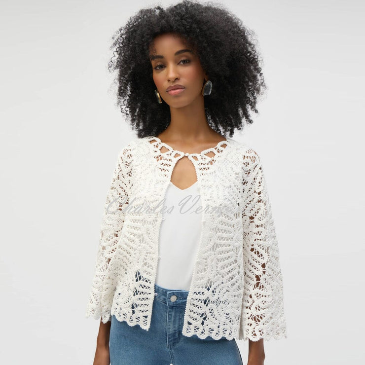 Joseph Ribkoff Crochet Knit Cover Up - Style 252905