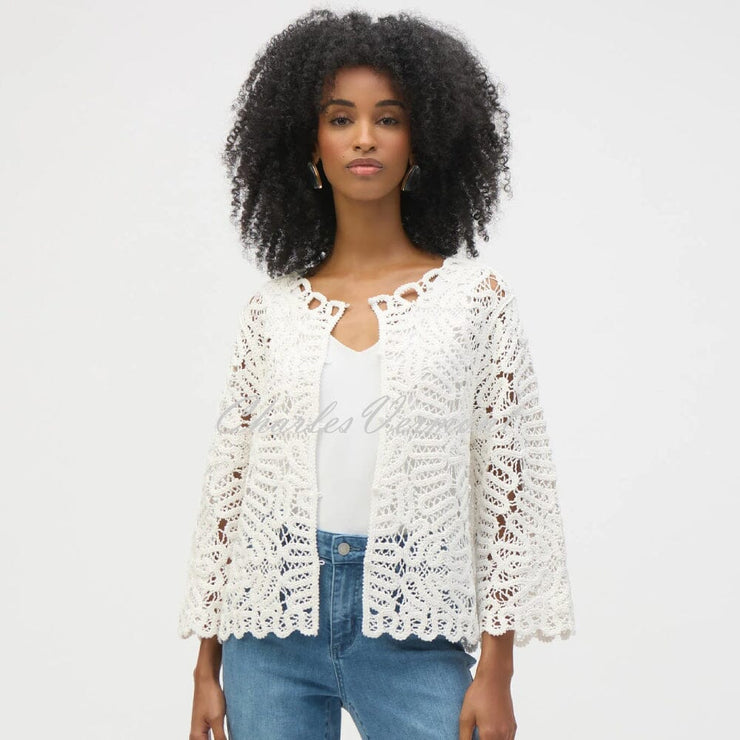 Joseph Ribkoff Crochet Knit Cover Up - Style 252905