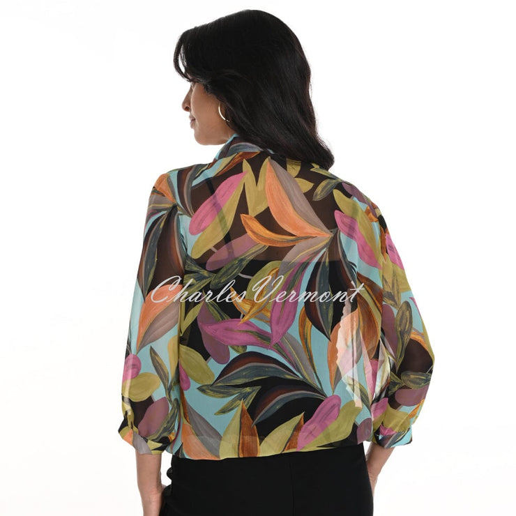 Frank Lyman Botanical Zip Jacket - Style 256240