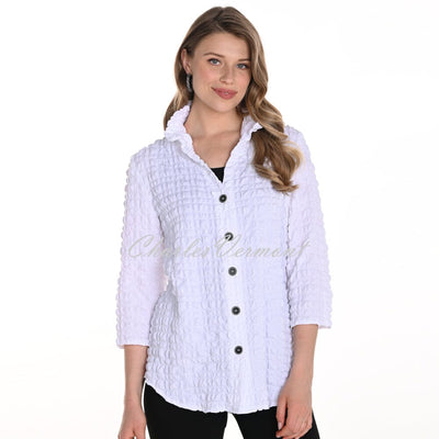 Frank Lyman Bubble Jacquard Blouse - Style 256837U