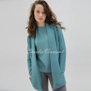 Marble Longline Cardigan - Style 6391-223 (Sea Foam)