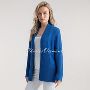 Marble Longline Cardigan - Style 6512-153 (Cobalt)