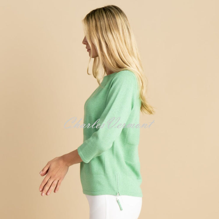 Marble Sweater - Style 6924-199 (Light Green)