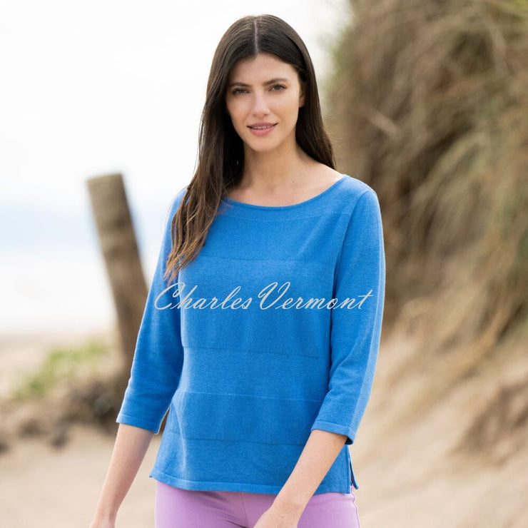 Marble Sweater - Style 6924-201 (Deep Blue)