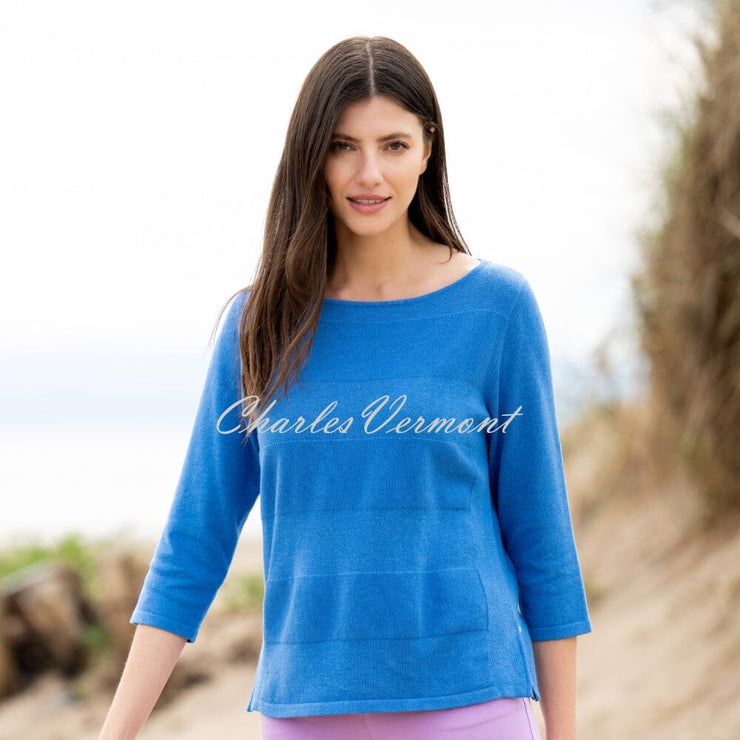 Marble Sweater - Style 6924-201 (Deep Blue)