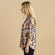 Marble Animal Print Tunic Top - Style 6957-196