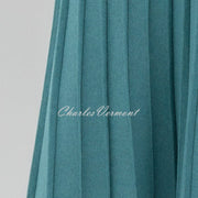 Marble Pleated Knit Skirt - Style 7176-223 (Sea Foam)