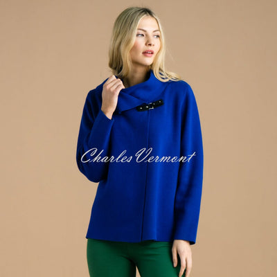 Marble Buckle Cardigan - Style 7178-210 (Royal Blue)