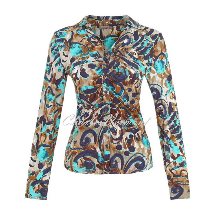 Dolcezza 'Fascination With Colours' Jersey Blouse - Style 74102