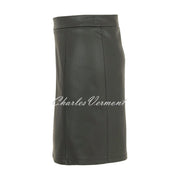 Dolcezza 'Timeless Leather' Faux Leather Skirt - Style 74129