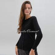 Marble Sequin Sweater - Style 7513-101 (Black)