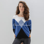 Marble Diamond Patterned Sweater - Style 7605-225