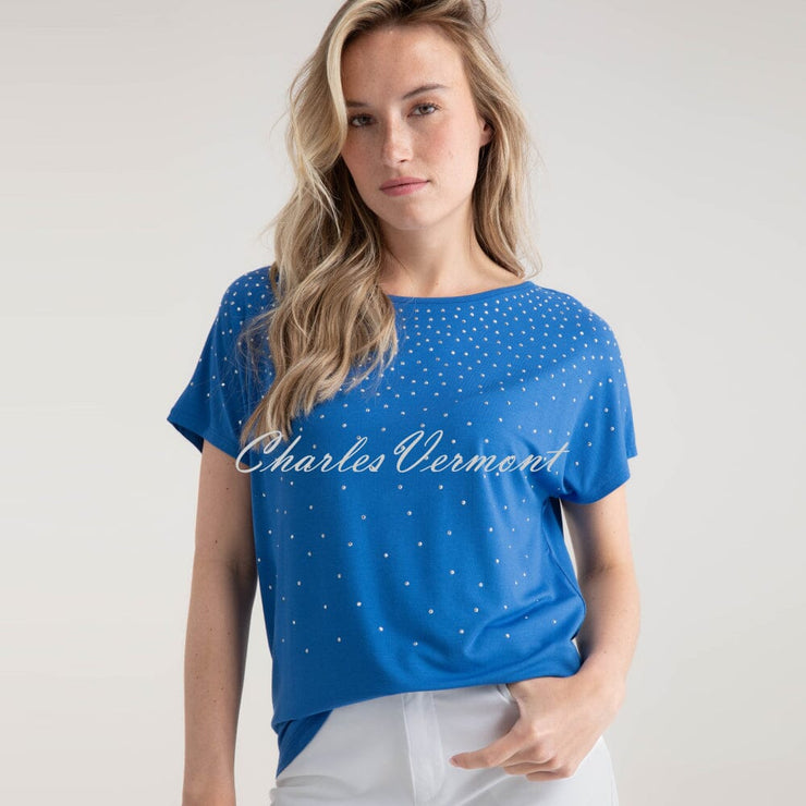 Marble Diamanté Top - Style 7899-153 (Cobalt)