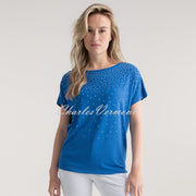 Marble Diamanté Top - Style 7899-153 (Cobalt)