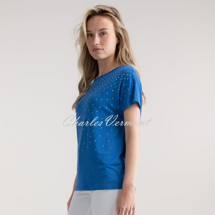 Marble Diamanté Top - Style 7899-153 (Cobalt)