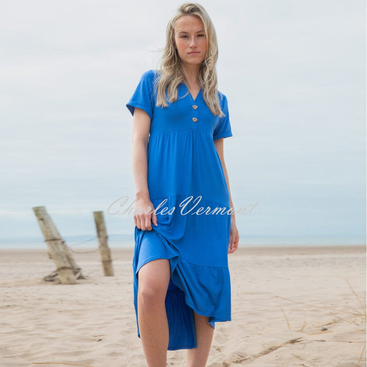 Marble Tiered Dress - Style 7915-153 (Cobalt)