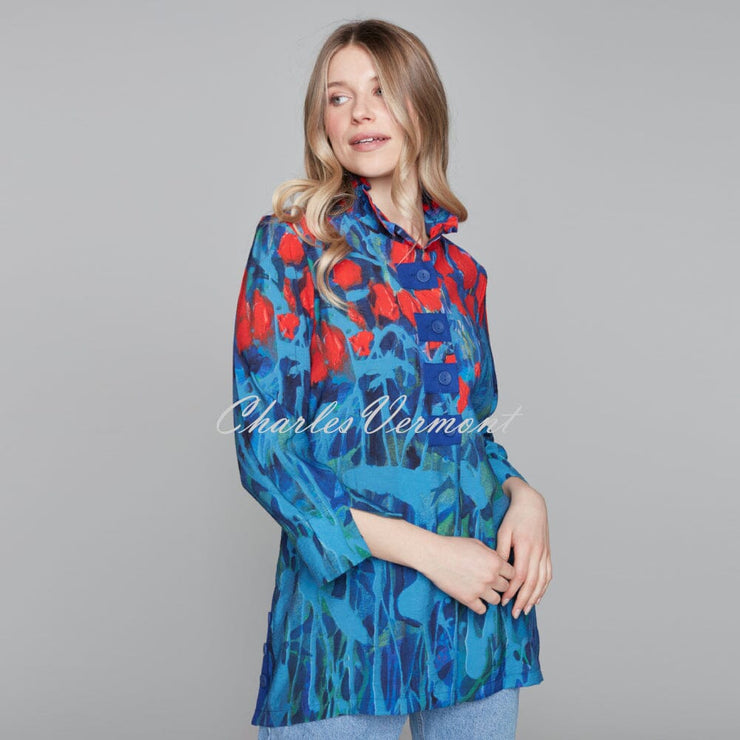 Claire Desjardins 'Dusk In The Garden' Tunic Blouse - Style 91710