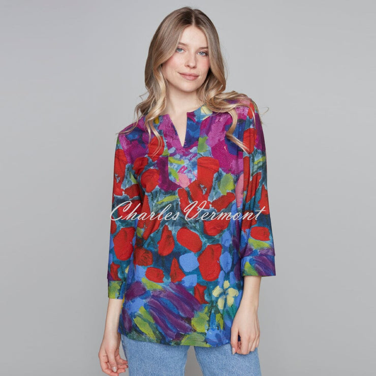 Claire Desjardins 'Dusk In The Garden' Tunic Top - Style 91758