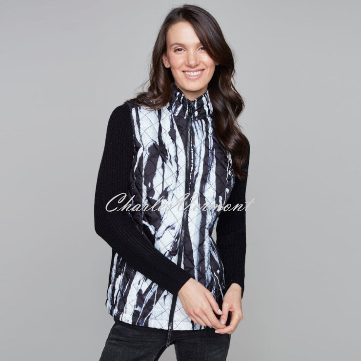 Claire Desjardins 'Breezy Black & White' Jacket - Style 91760